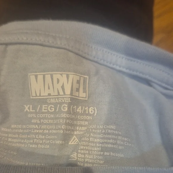 Marvel Spider-Man Long Sleeve Shirt - Light Blue - Picture 3 of 4
